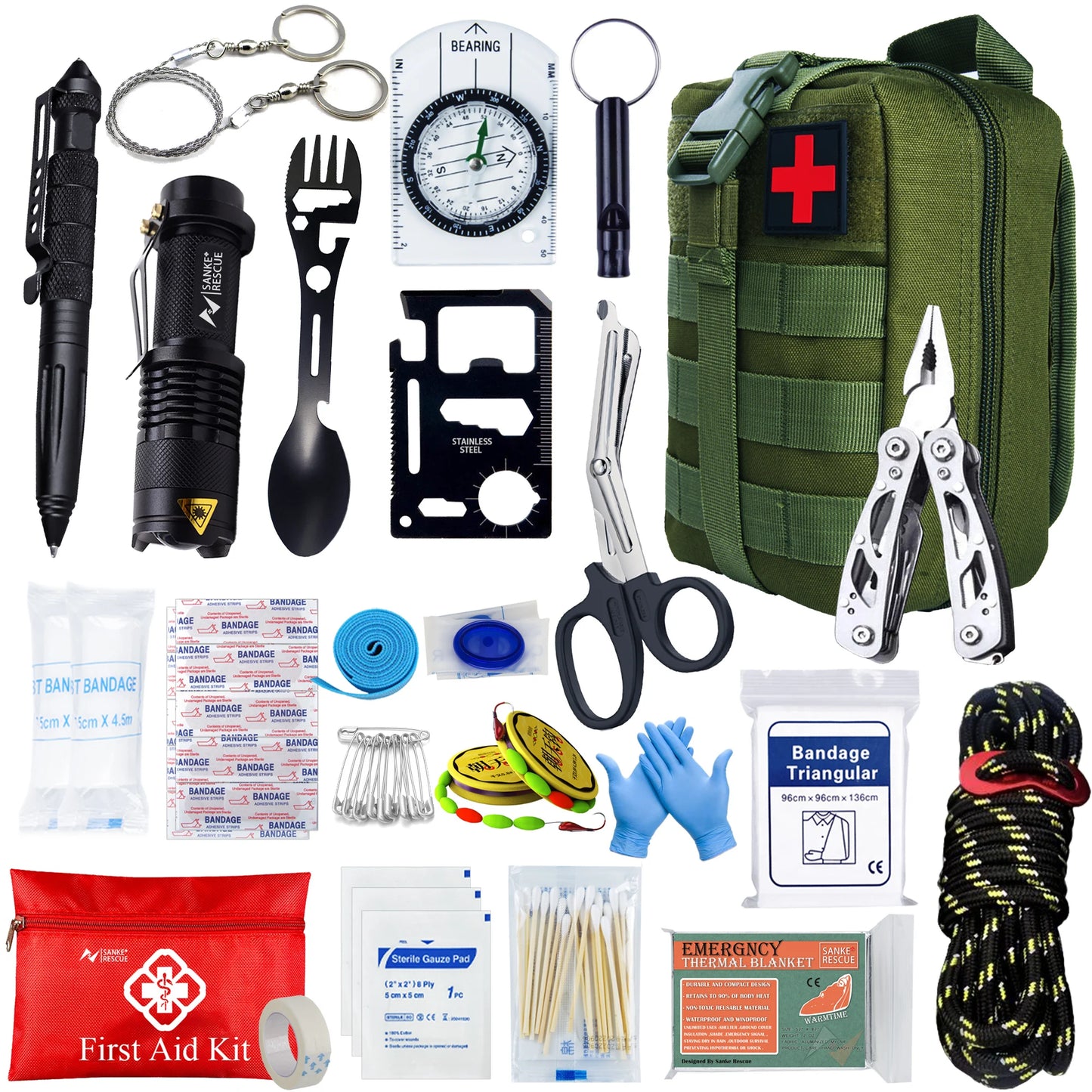 Kit de Supervivencia 24 en 1 – Emergencias, Naturaleza y Apagones