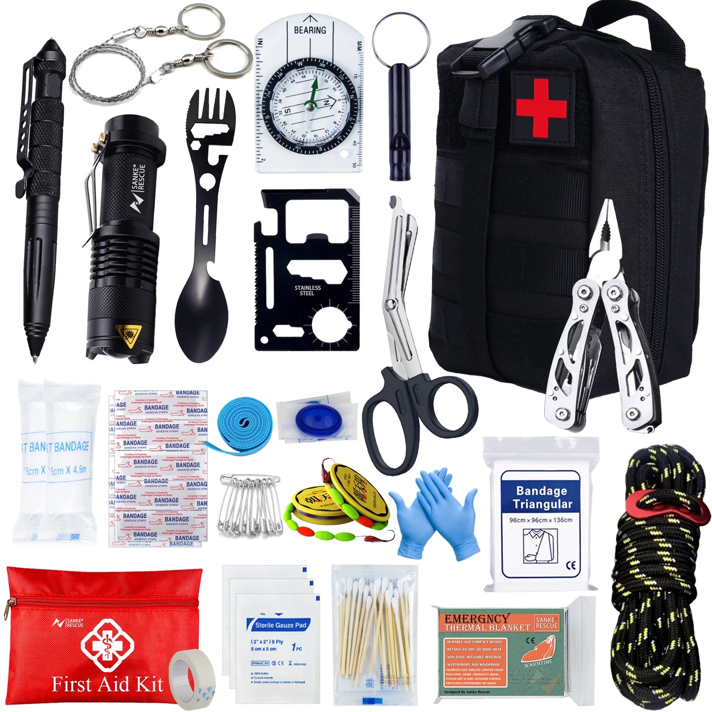 Kit de Supervivencia 24 en 1 – Emergencias, Naturaleza y Apagones
