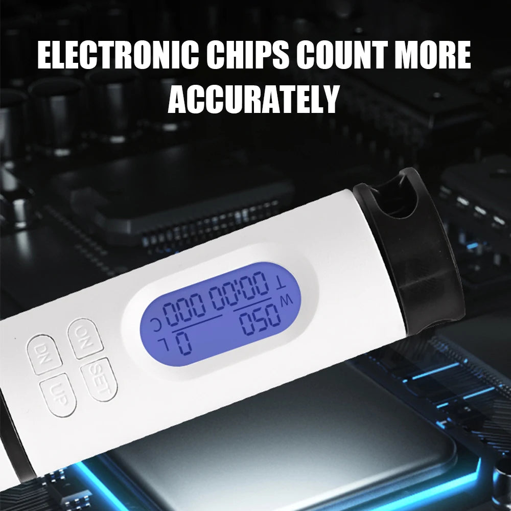 Cuerda de Saltar Inteligente – Con Contador Digital y Objetivos Personalizados