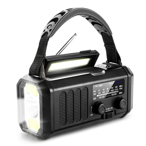 Radio de Emergencia SolarBio – Autonomía Inteligente
