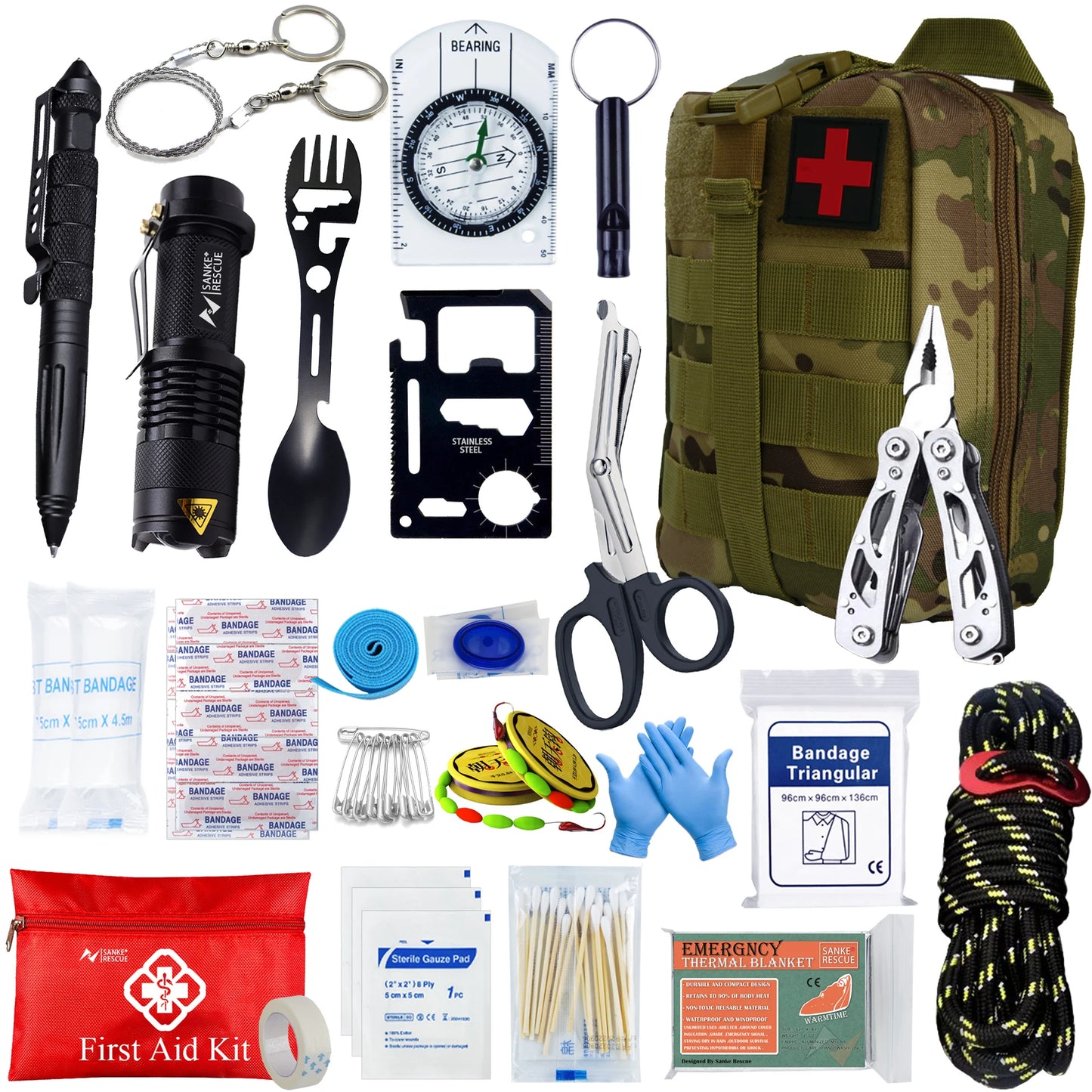 Kit de Supervivencia 24 en 1 – Emergencias, Naturaleza y Apagones