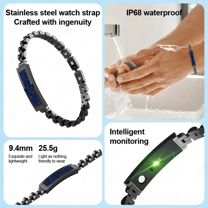 Pulsera Inteligente BioVital – Seguimiento de Salud Total sin Pantalla