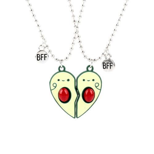 Collar de Aguacate BFF – ¡Juntos como un aguacate y su hueso!