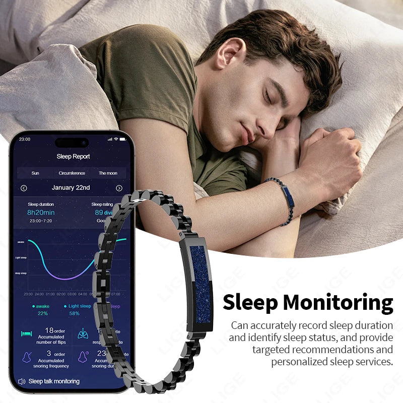 Pulsera Inteligente BioVital – Seguimiento de Salud Total sin Pantalla