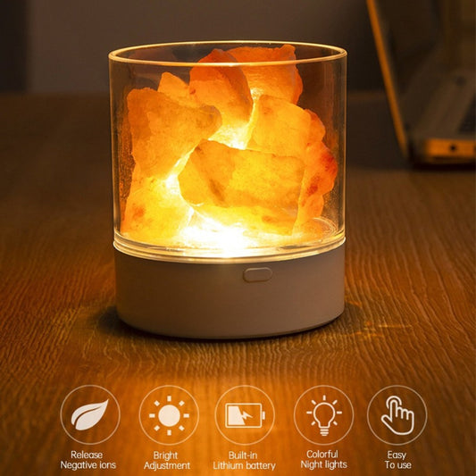 Esta lámpara de sal del Himalaya emite iones negativos que neutralizan la contaminación electromagnética (wifi, móviles, pantallas)...
